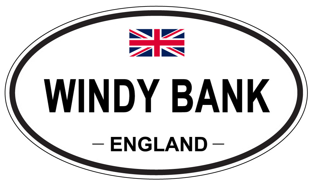 WINDY BANK, England - Oval Magnet