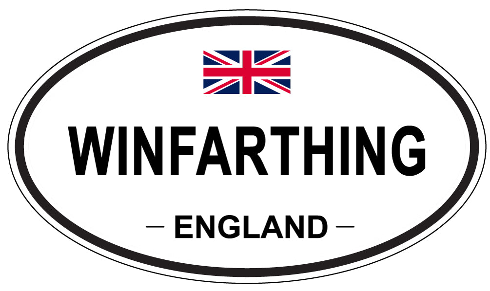 WINFARTHING, England - Oval Magnet