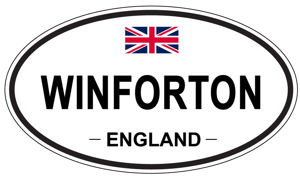 WINFORTON, ENGLAND - Oval Sticker