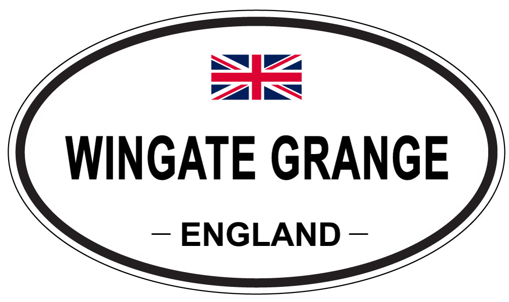 WINGATE GRANGE, ENGLAND - Oval Sticker