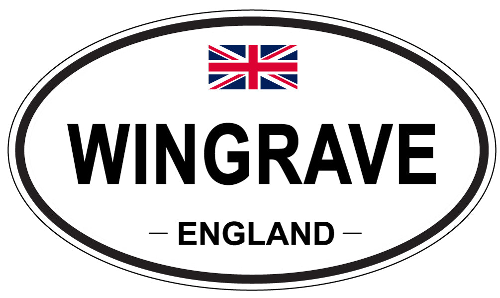 WINGRAVE, England - Oval Magnet