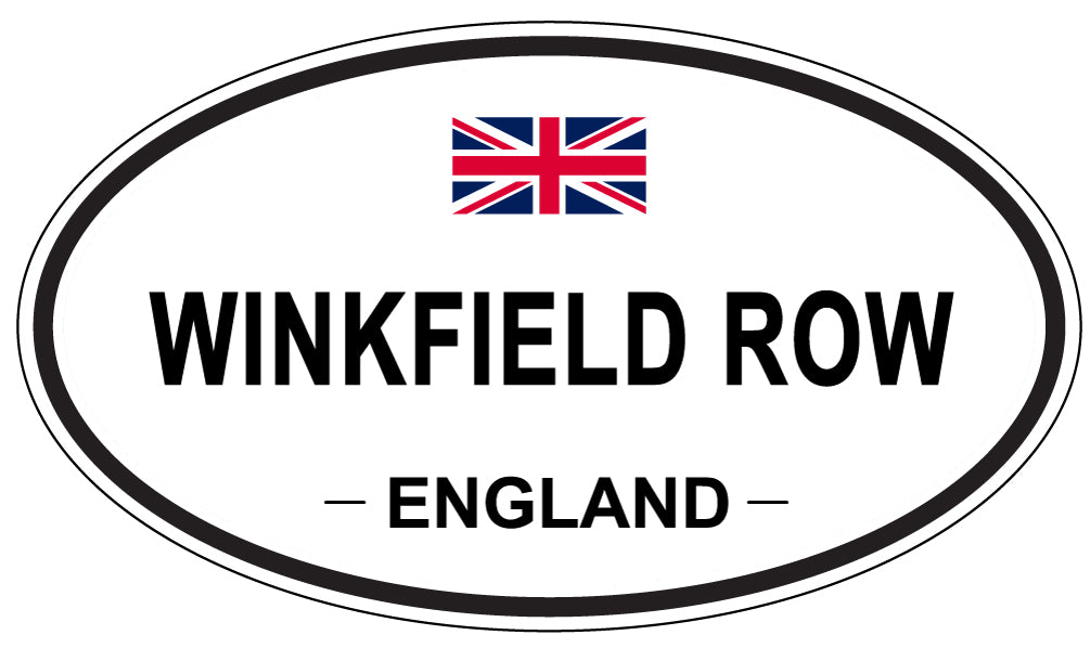 WINKFIELD ROW, England - Oval Magnet