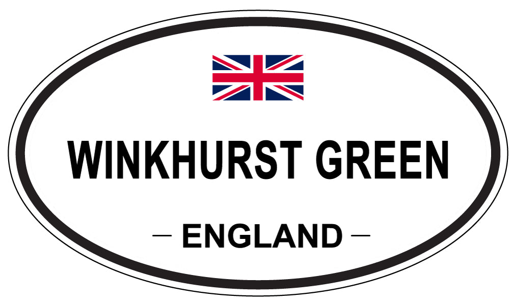 WINKHURST GREEN, England - Oval Magnet
