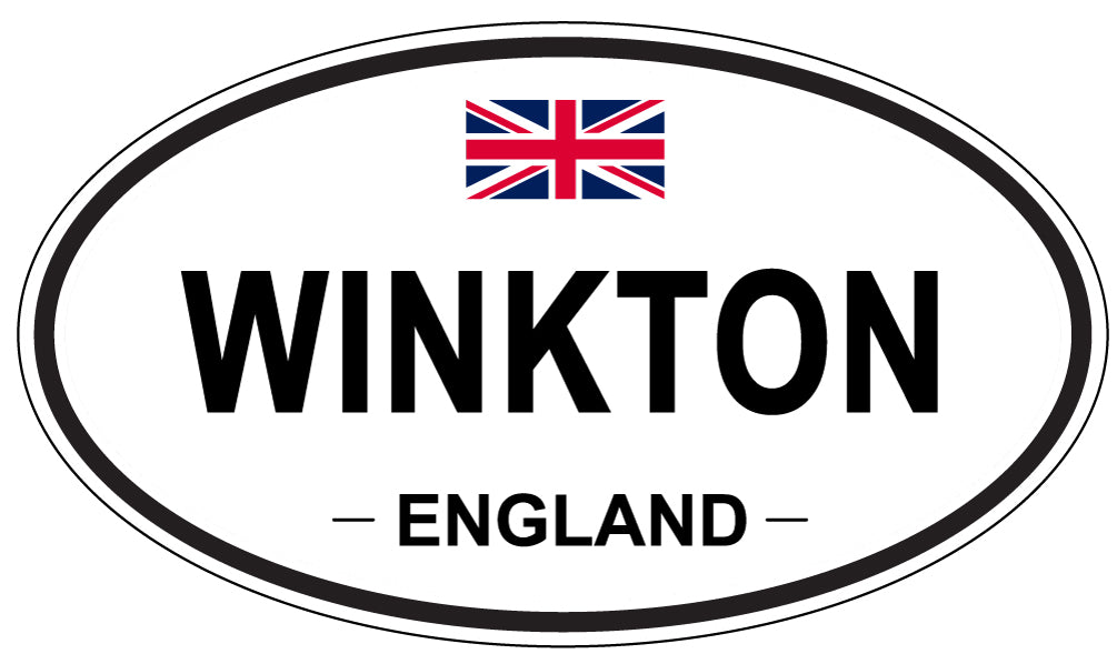 WINKTON, England - Oval Magnet