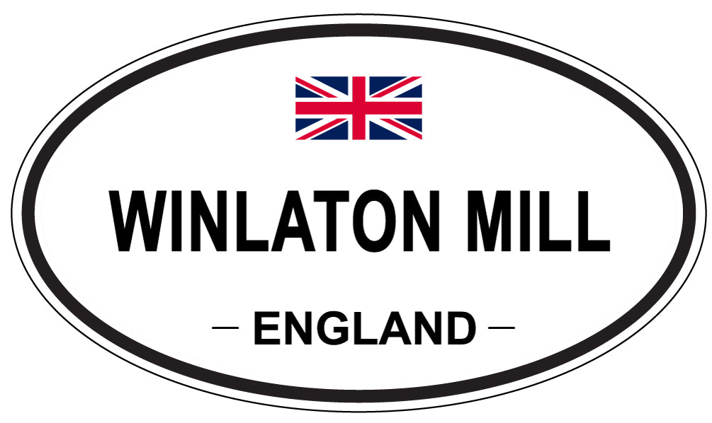 WINLATON MILL, ENGLAND - Oval Sticker