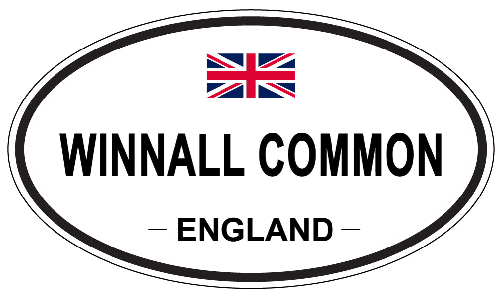 WINNALL COMMON, England - Oval Magnet