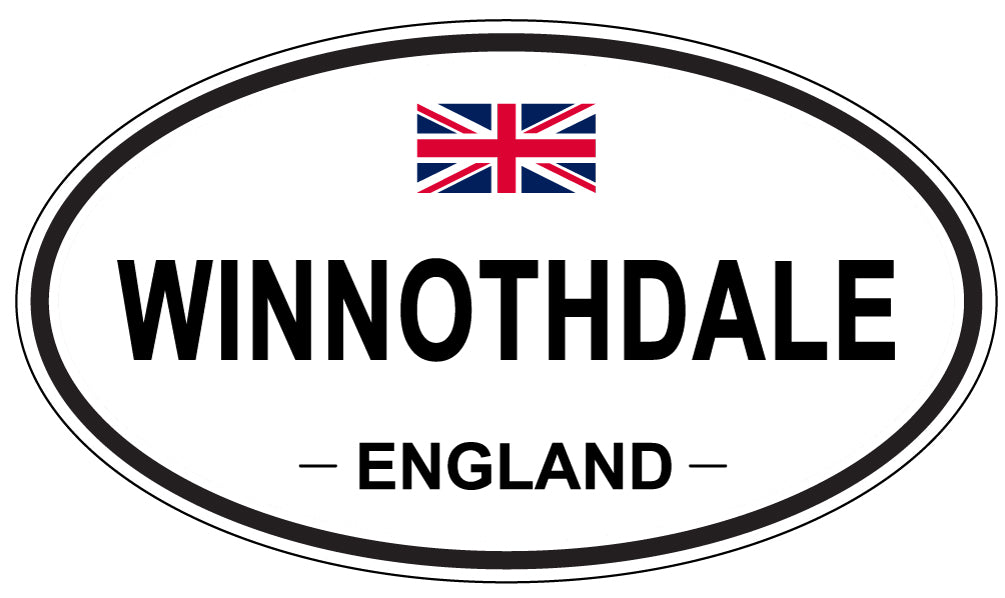 WINNOTHDALE, England - Oval Magnet