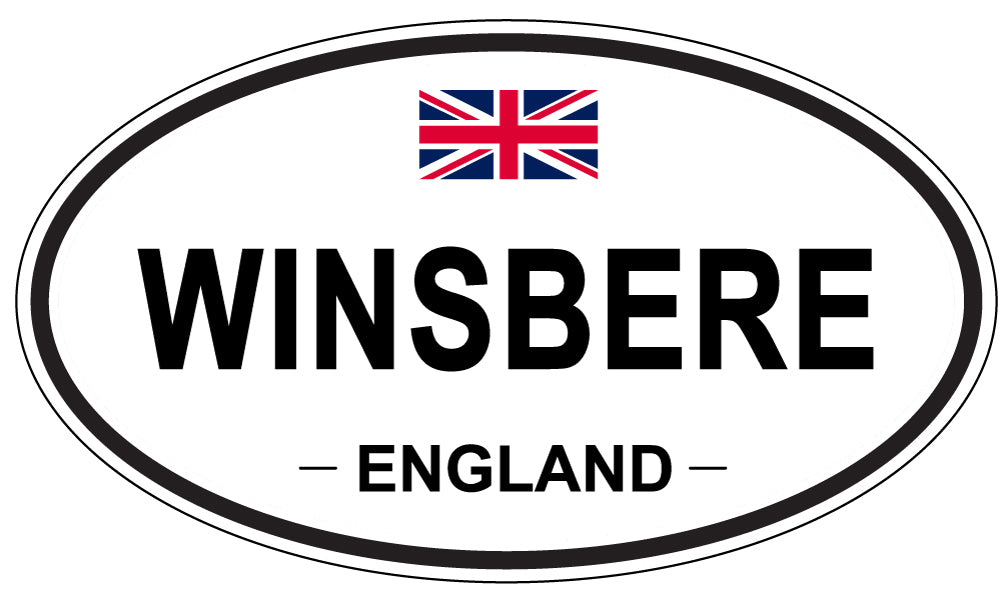 WINSBERE, England - Oval Magnet