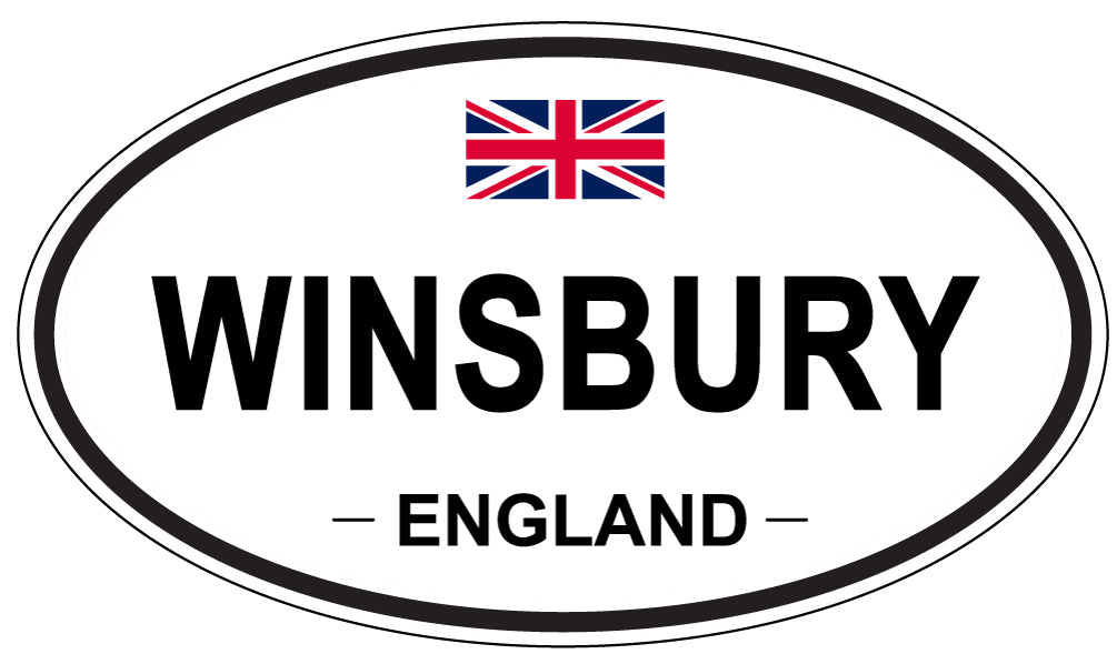 WINSBURY, ENGLAND - Oval Sticker
