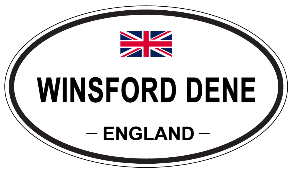 WINSFORD DENE, England - Oval Magnet