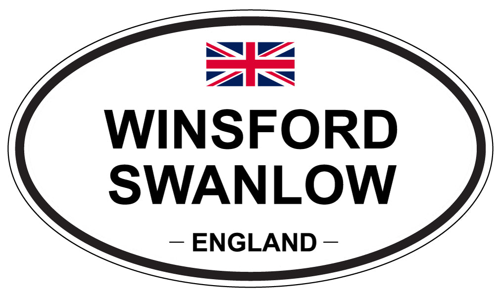 WINSFORD SWANLOW, England - Oval Magnet