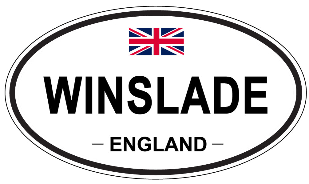 WINSLADE, England - Oval Magnet