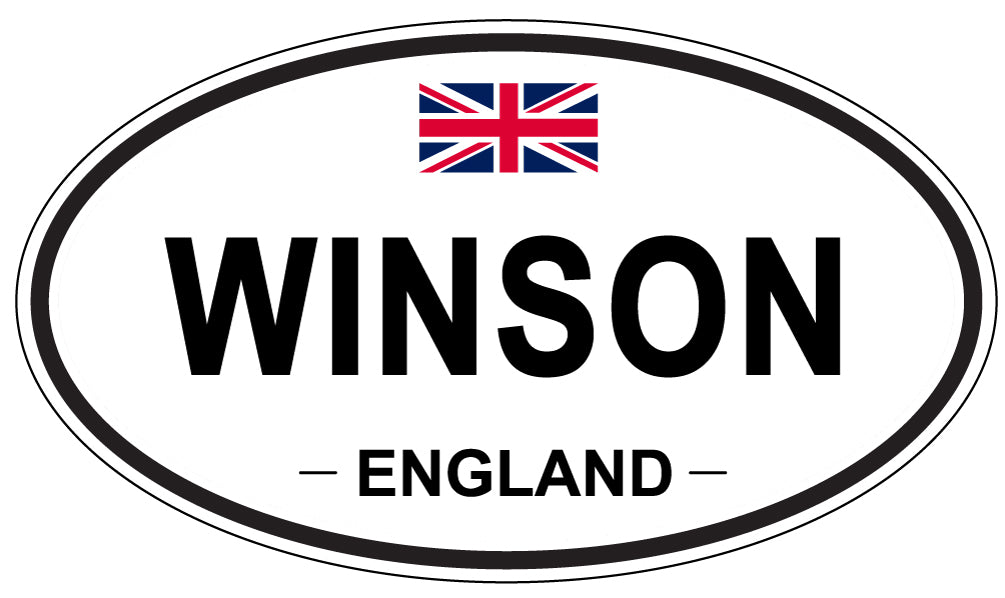 WINSON, England - Oval Magnet