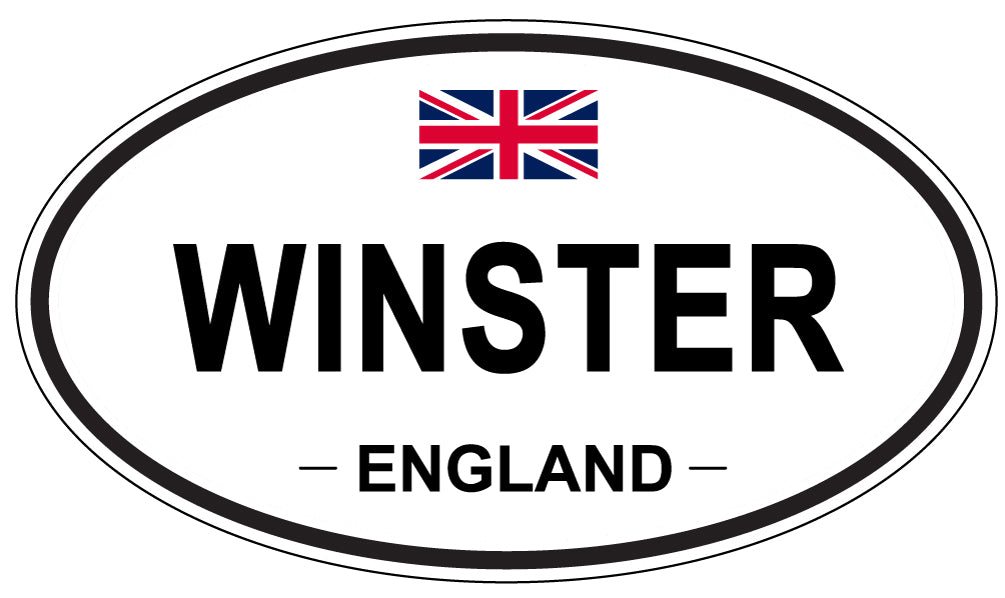 WINSTER, England - Oval Magnet