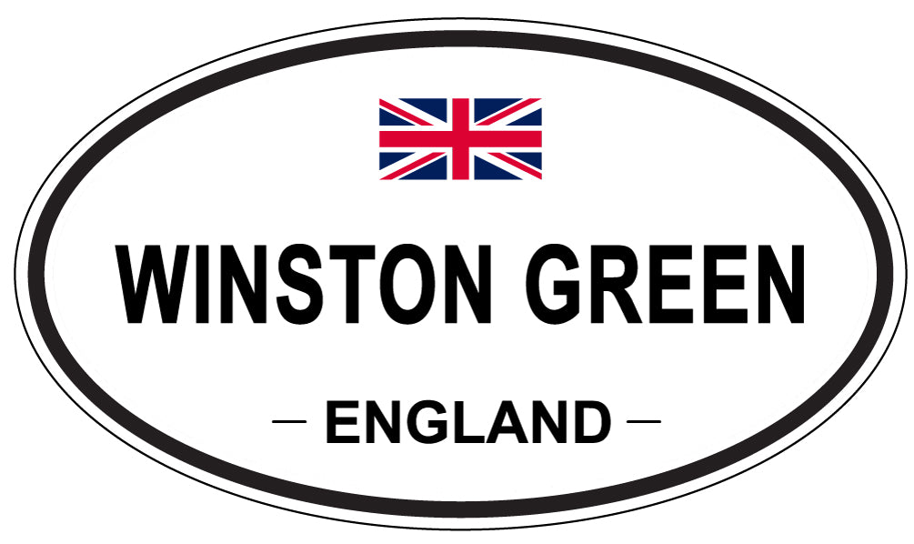WINSTON GREEN, England - Oval Magnet
