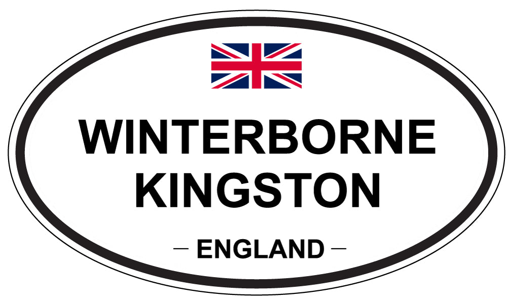 WINTERBORNE KINGSTON, England - Oval Magnet