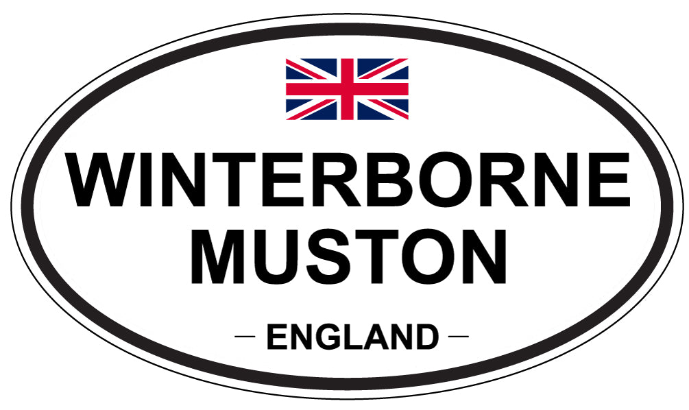 WINTERBORNE MUSTON, England - Oval Magnet
