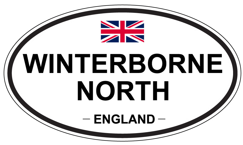 WINTERBORNE NORTH, England - Oval Magnet
