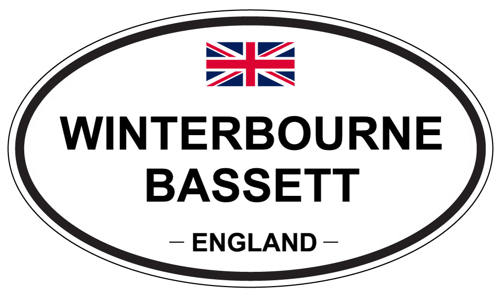 WINTERBOURNE BASSETT, England - Oval Magnet