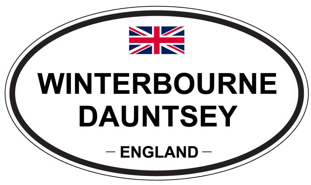 WINTERBOURNE DAUNTSEY, England - Oval Magnet
