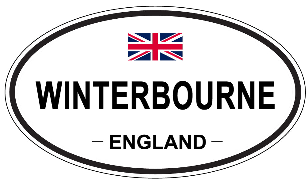 WINTERBOURNE, England - Oval Magnet
