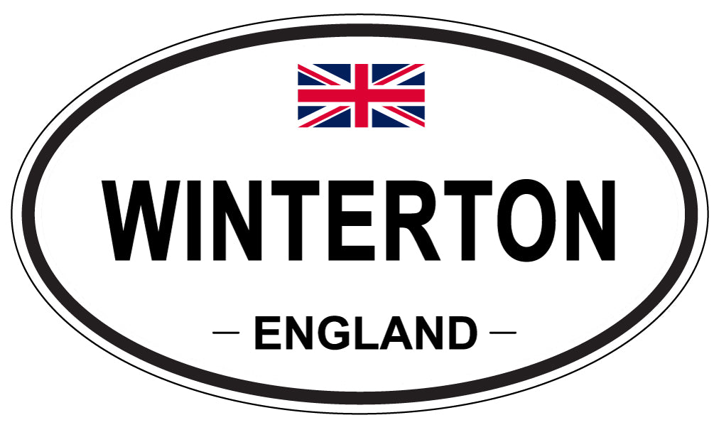 WINTERTON, England - Oval Magnet