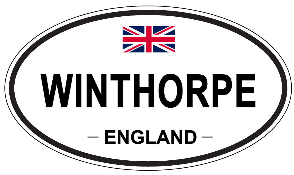 WINTHORPE, England - Oval Magnet