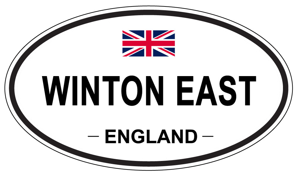 WINTON EAST, England - Oval Magnet