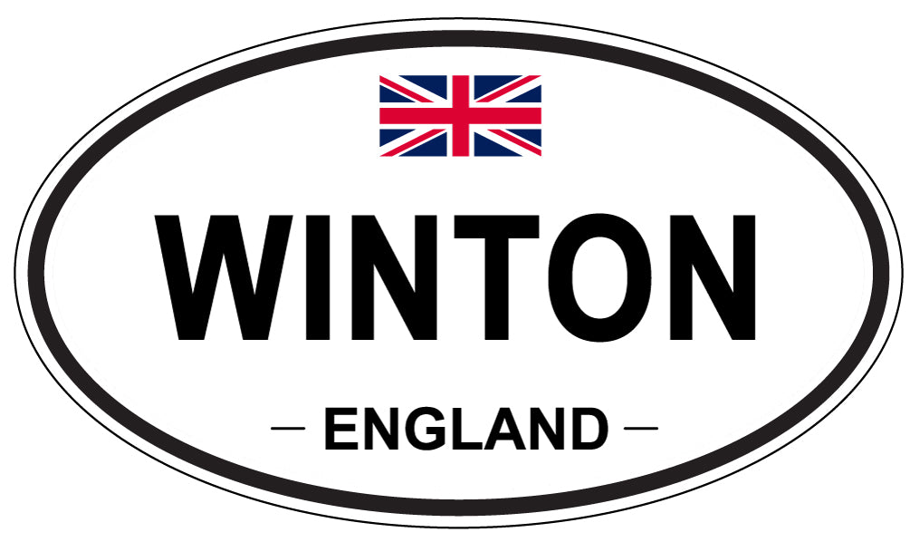 WINTON, England - Oval Magnet