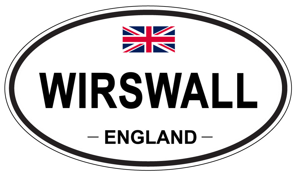 WIRSWALL, England - Oval Magnet