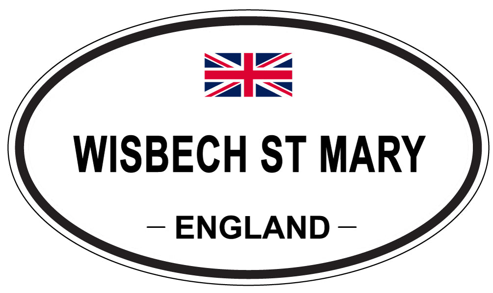 WISBECH ST MARY, England - Oval Magnet