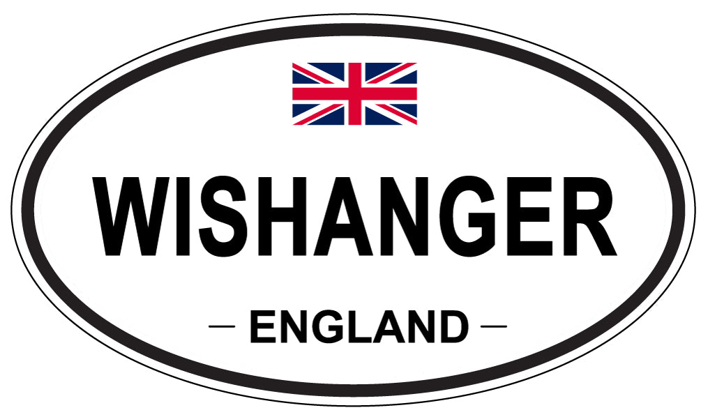 WISHANGER, England - Oval Magnet