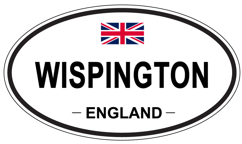 WISPINGTON, ENGLAND - Oval Sticker