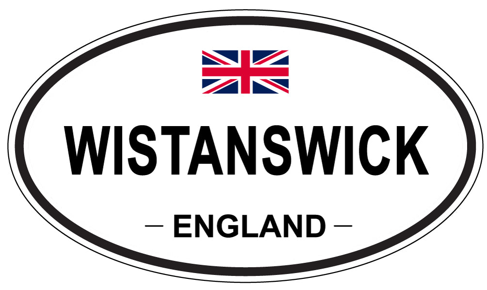 WISTANSWICK, England - Oval Magnet