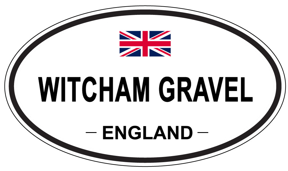 WITCHAM GRAVEL, England - Oval Magnet