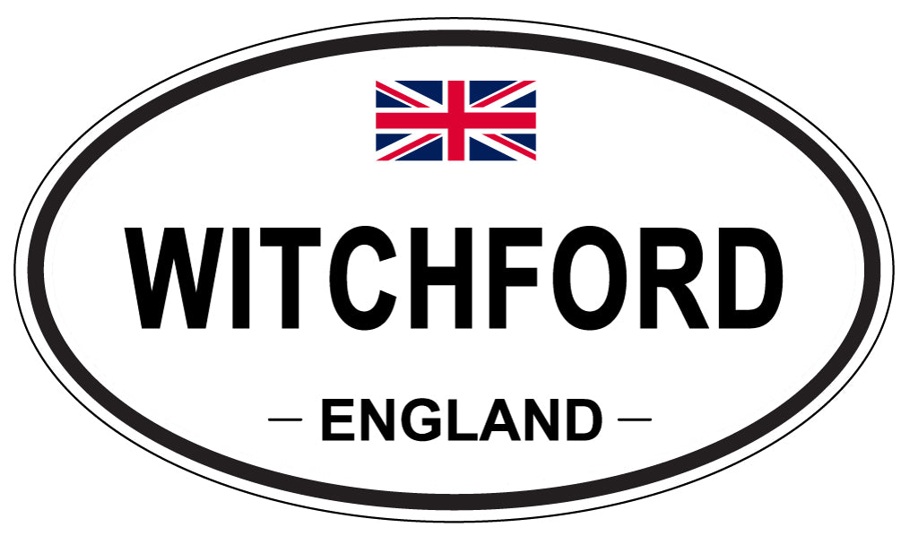 WITCHFORD, England - Oval Magnet