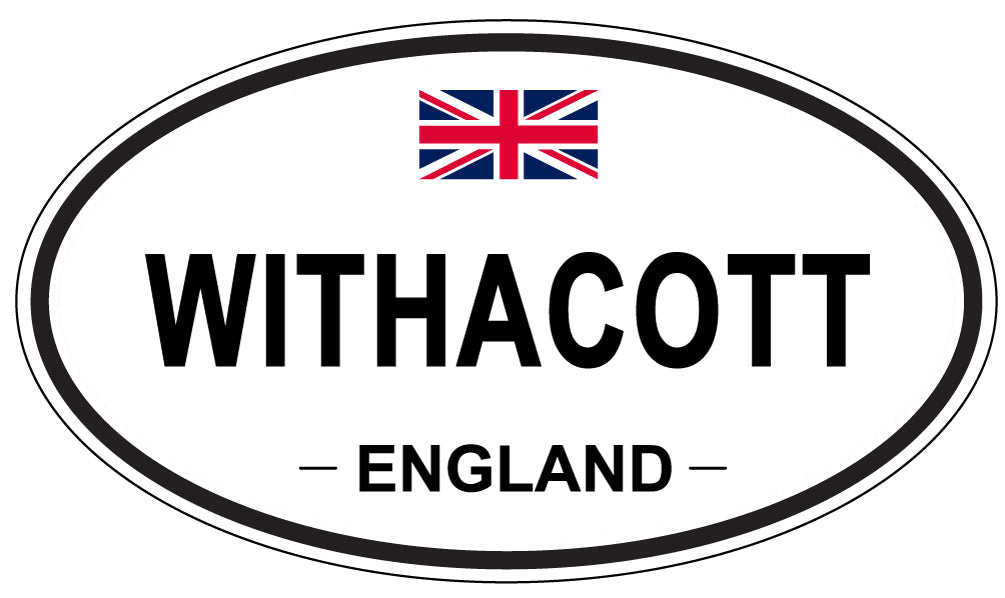 WITHACOTT, England - Oval Magnet