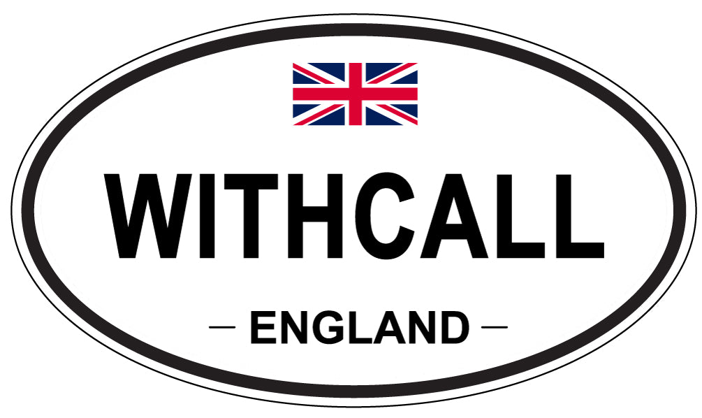 WITHCALL, England - Oval Magnet