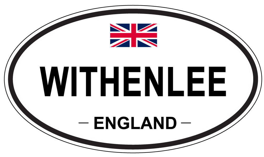 WITHENLEE, England - Oval Magnet
