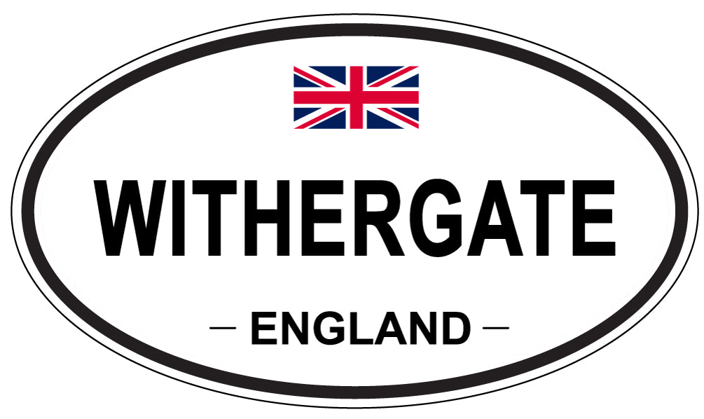 WITHERGATE, England - Oval Magnet
