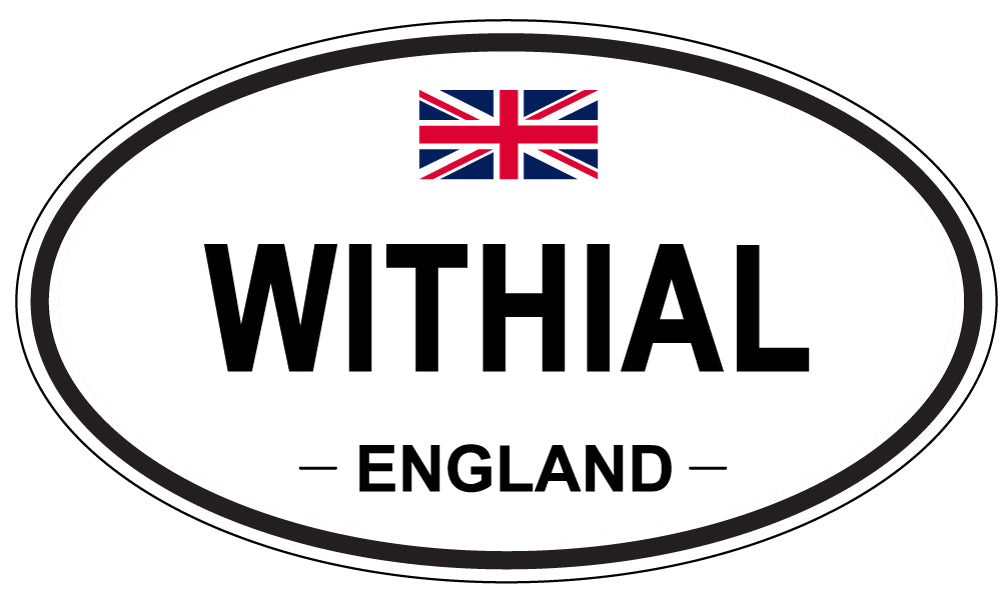 WITHIAL, England - Oval Magnet