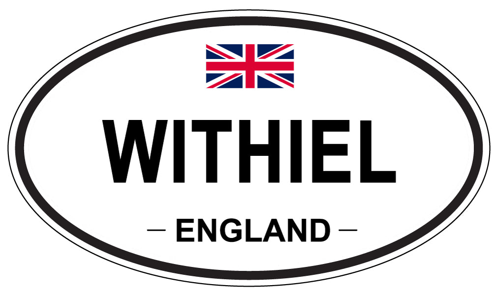 WITHIEL, England - Oval Magnet