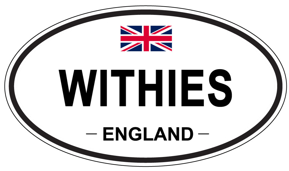 WITHIES, England - Oval Magnet