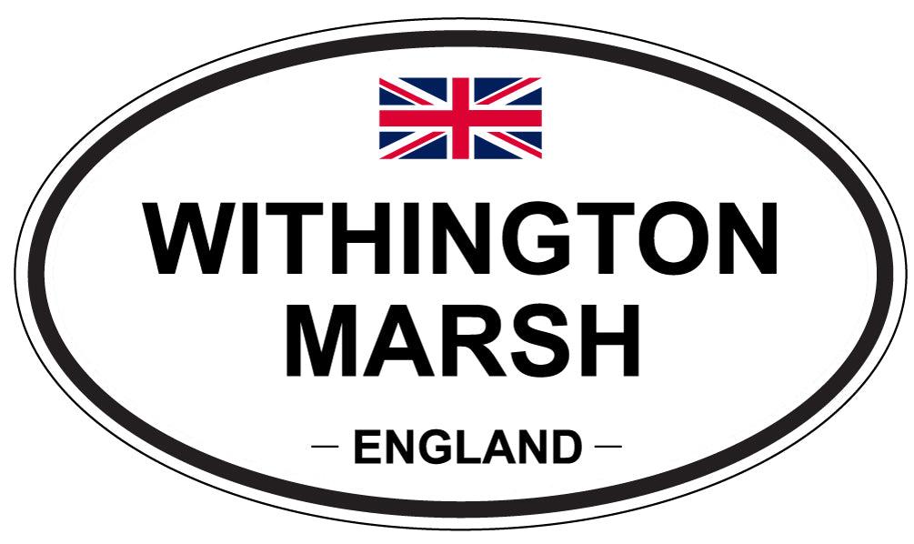 WITHINGTON MARSH, England - Oval Magnet