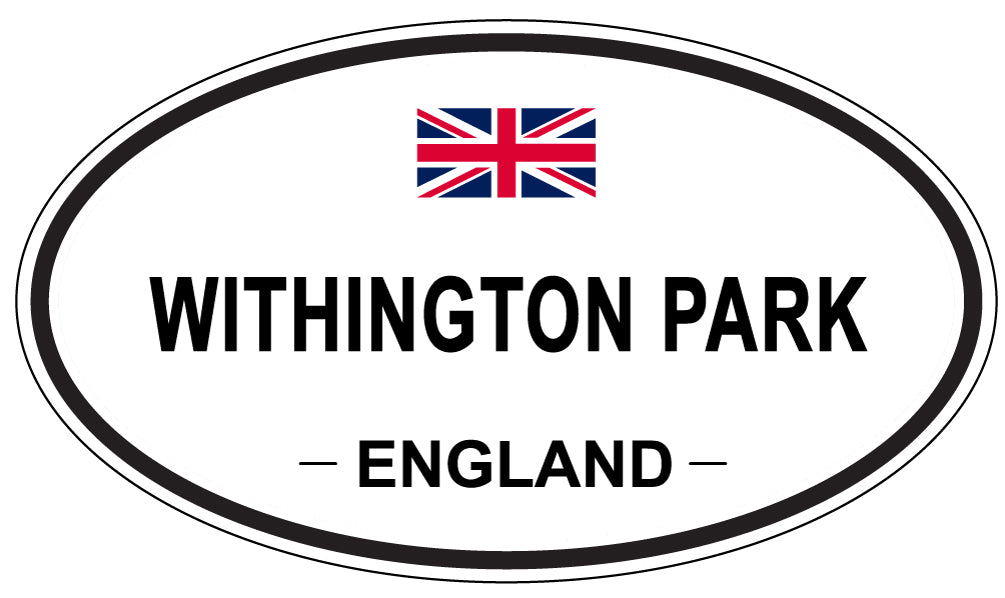WITHINGTON PARK, England - Oval Magnet