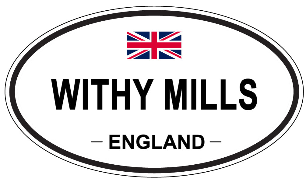 WITHY MILLS, England - Oval Magnet
