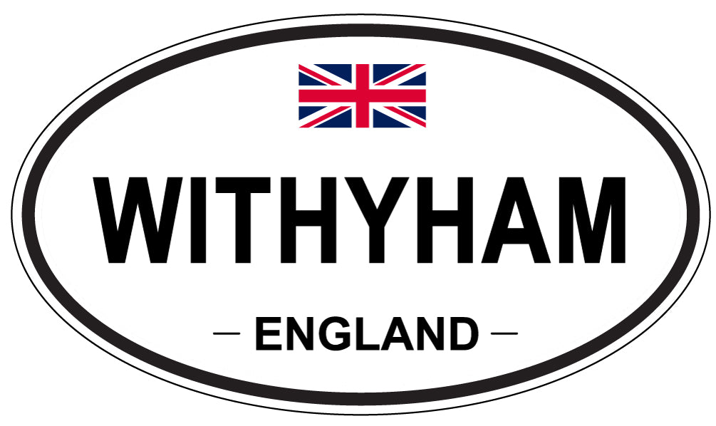 WITHYHAM, ENGLAND - Oval Sticker