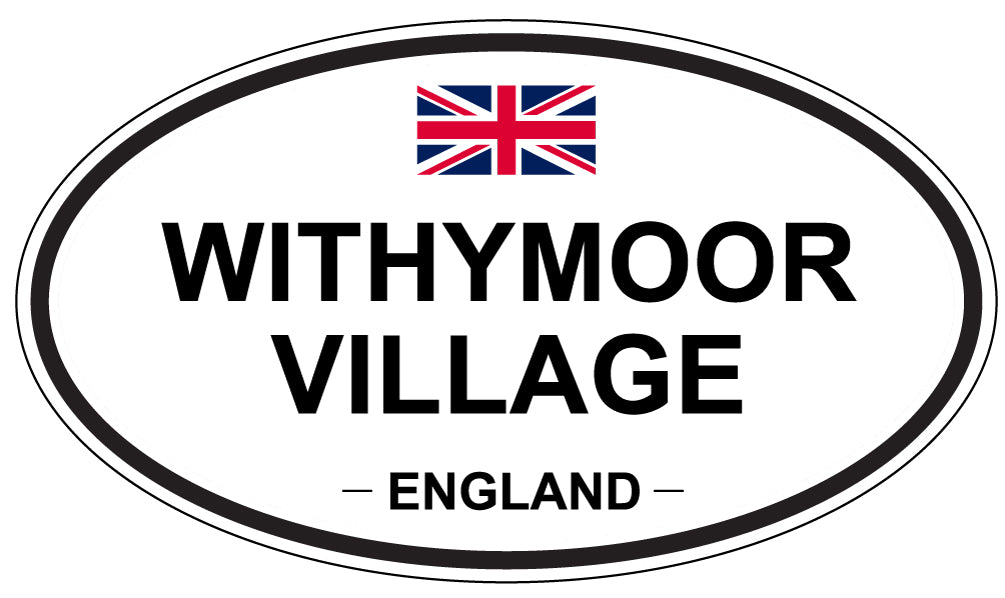 WITHYMOOR VILLAGE, England - Oval Magnet
