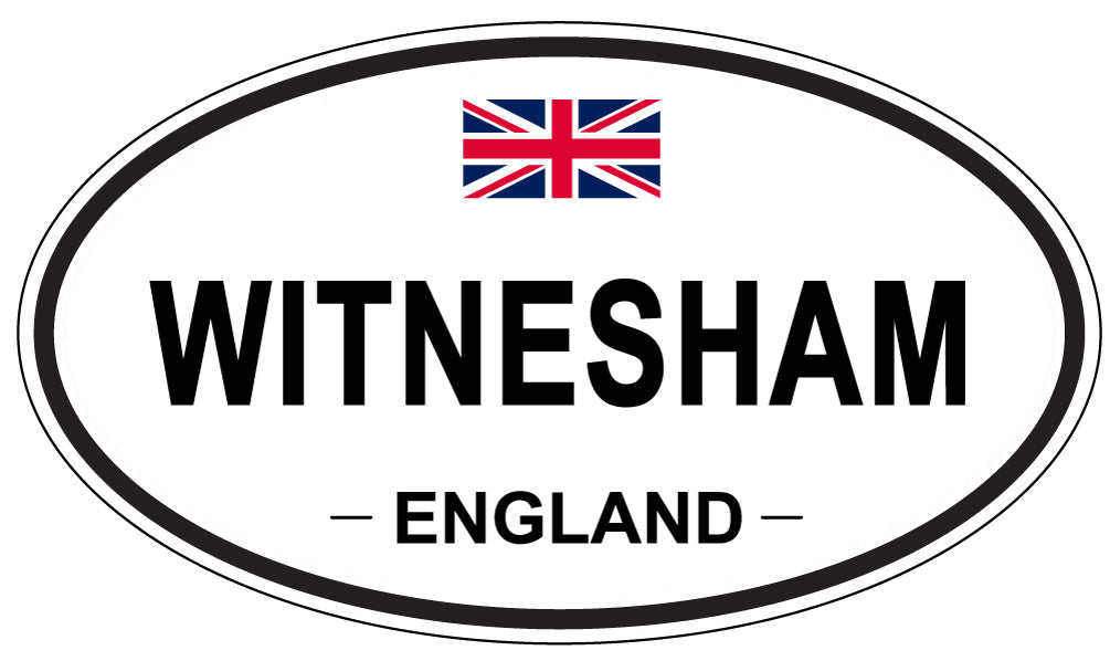WITNESHAM, England - Oval Magnet