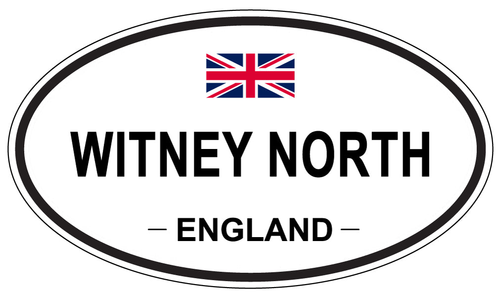 WITNEY NORTH, England - Oval Magnet